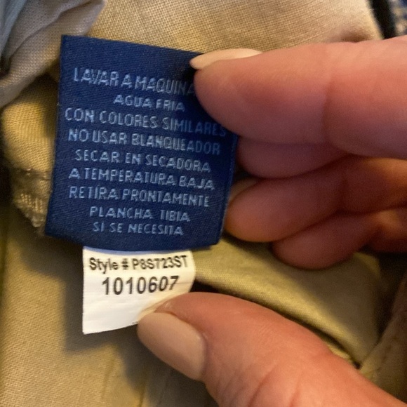 Charleston Threads Men’s Khaki Pants Slacks Size 36x32 Flat Front Classic Staple - Picture 10 of 12